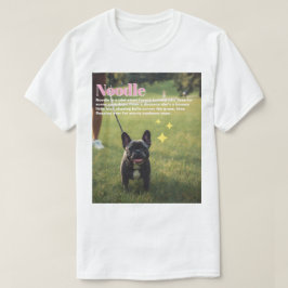 ペットラブTシャツ - カスタム写真と名前 Tシャツ