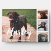ペットロスカスタマイズ写真コラージュ フォトプラーク (正面)