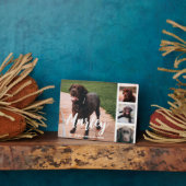 ペットロスカスタマイズ写真コラージュ フォトプラーク (側面)