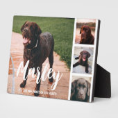 ペットロスカスタマイズ写真コラージュ フォトプラーク (側面)