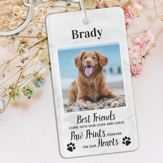 ペットロスドッグペット記念碑 キーホルダー