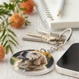 ペットロスドッグ悔やみや弔慰 キーホルダー