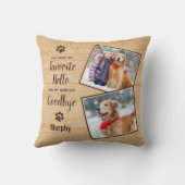 ペットロスドッグ記念碑 クッション (裏面)