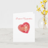 ペットロス共感証 カード (黄色い花)