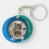 ペットロス悔やみや弔慰メモリアル記念カラーシンボル キーホルダー (裏面)