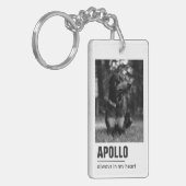 ペットロス悔やみや弔慰記念記念シンボル キーホルダー (正面左)