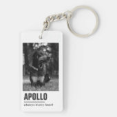 ペットロス悔やみや弔慰記念記念シンボル キーホルダー (裏面)