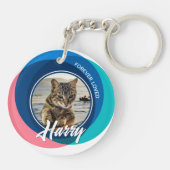 ペットロス悔やみや弔慰記念記念シンボル キーホルダー (裏面)