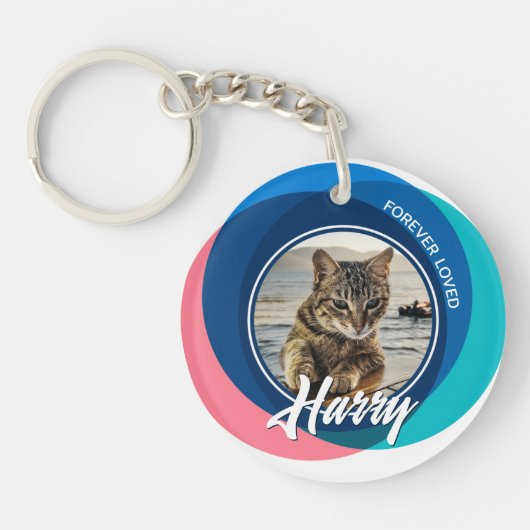 ペットロス悔やみや弔慰記念記念シンボル キーホルダー (正面)