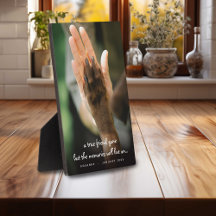 ペットロス犬の写真追悼プラーク