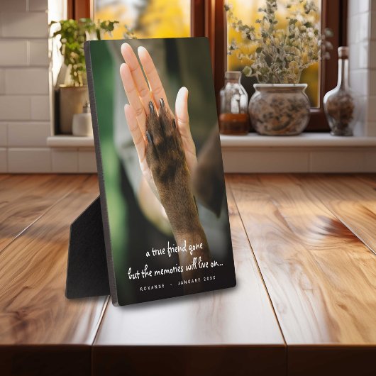 ペットロス犬の写真追悼プラーク フォトプラーク