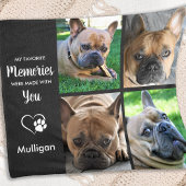 ペットロス犬の恋人悔やみや弔慰写真ペットメモリアル フリースブランケット