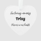 ペットロス猫記念セラミックオーナメント オーナメント (裏面)