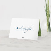 ペットロス記念カードのハートの手の跡 カード (裏面)