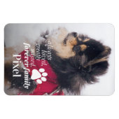 ペットロス記念悔やみや弔慰写真 マグネット (横)