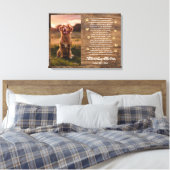 ペットロス・ドッグ待ち合わせ キャンバスプリント (インサイチュ (寝室))