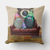 ペットロックファミリー クッション (正面)