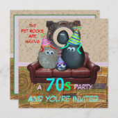 ペットロックファミリー 招待状 (正面/裏面)