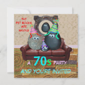 ペットロックファミリー 招待状 (正面)