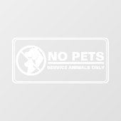 ペット不可 介助動物のみのお客様へ ウィンドウサイン (シート)