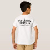 ペット中心の人 Tシャツ (裏面フル)