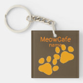 ペット事業(ショップ/カフェ/レストラン/供給/など) キーホルダー (正面)