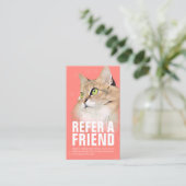 ペット介護着座入浴&グルーミング紹介カード 紹介カード (スタンド正面)