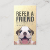 ペット介護着座入浴&グルーミング紹介カード 紹介カード (正面)