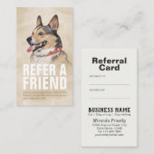 ペット介護着座入浴&グルーミング紹介カード 紹介カード (正面/裏面)