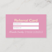 ペット介護着座入浴&グルーミング紹介カード 紹介カード (裏面)