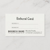 ペット介護着座入浴&グルーミング紹介カード 紹介カード (裏面)