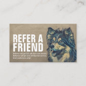 ペット介護着座入浴&グルーミング紹介カード 紹介カード (正面)