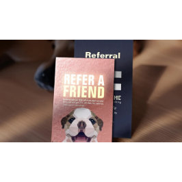 ペット介護着座入浴&グルーミング紹介カード 紹介カード