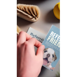 ペット介護着座入浴&グルーミング紹介カード 紹介カード