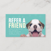 ペット介護着座入浴&グルーミング紹介カード 紹介カード (正面)