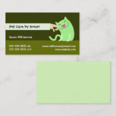 ペット付き添いの名刺 名刺 (正面/裏面)