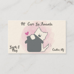 ペット付き添いの粗紡機犬の搭乗の名刺 名刺