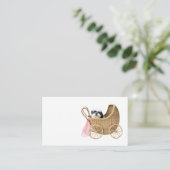 ペット付き添い 名刺 (スタンド正面)