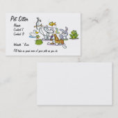 ペット付き添い 名刺 (正面/裏面)