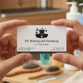 ペット入浴とグルーミング-アポイントメント 予約カード