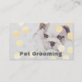 ペット入浴グルーミングブルドッグアポイントメント 予約カード (正面)