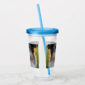 ペット写真のカスタマイズ追加 アクリルタンブラー (左)