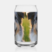 ペット写真のカスタマイズ追加 ガラス缶 (右)