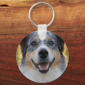 ペット写真のカスタマイズ追加 キーホルダー (正面)