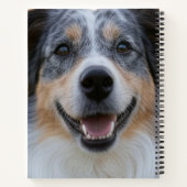 ペット写真のカスタマイズ追加 ノートブック (裏面)