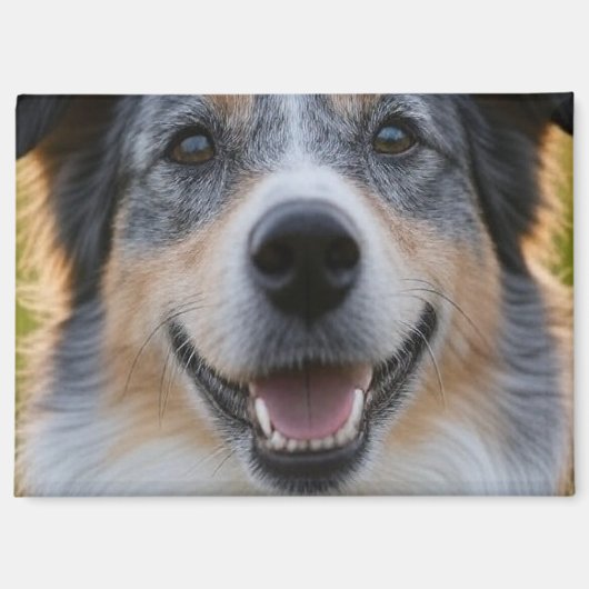 ペット写真のカスタマイズ追加 マグネット (正面)