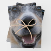 ペット写真のカスタマイズ追加 ラッピングペーパーシート (インサイチュ)