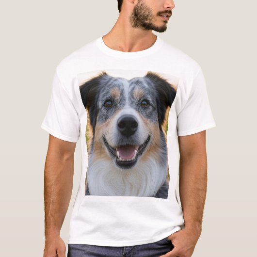 ペット写真のカスタマイズ追加 Tシャツ (正面)