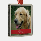 ペット写真のカスタマイズ メタルオーナメント (右)