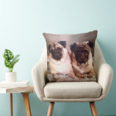 ペット写真の枕ペットネームか無条件愛 クッション (椅子)